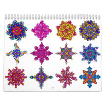 Two Page Medium 2024 Mandala Calendar