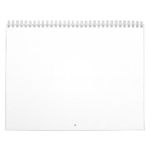 Two Page MediumCalendar, White Calendar