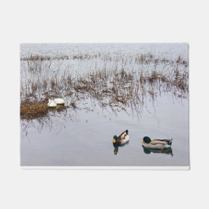 Two Pairs of Ducks Doormat