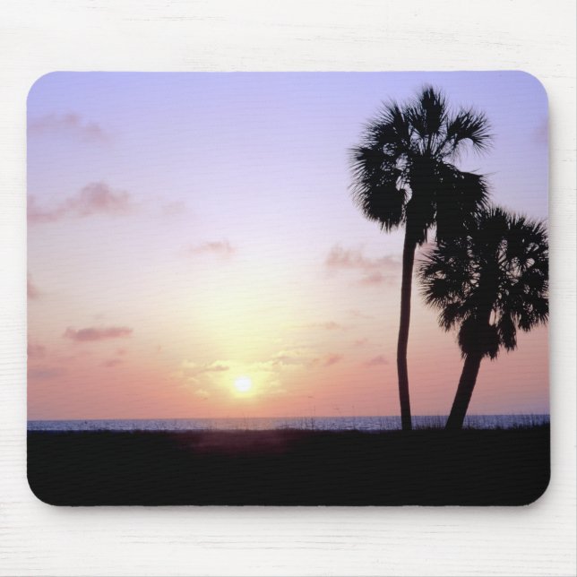 Two Palm Trees Mouse Pad (Front)