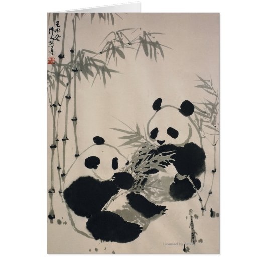 Two Pandas Cards (Front)