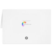 Two pansy flowers - Card (Back Horizontal)