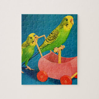 two parakeets jigsaw puzzle