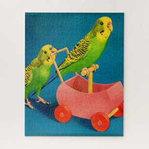 two parakeets jigsaw puzzle
