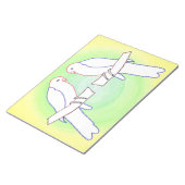 Two Parrots Outlines Coloring Sheets Notepads (Angled)