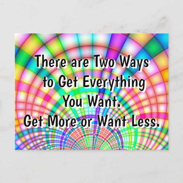 Two Paths  Postcard (Front)