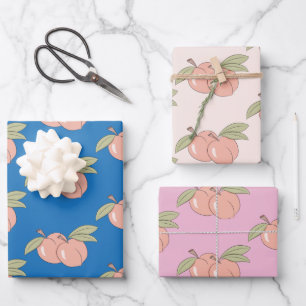 Two Peaches Wrapping Paper Sheets