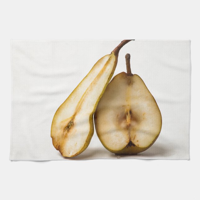 Two pear halves - My Sweet And Perfect Half Towel (Horizontal)