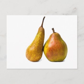 Two Pears Postcard by DigitalSolutions2u at Zazzle