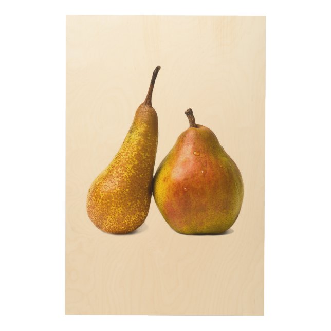 Two pears wood wall art (Front)