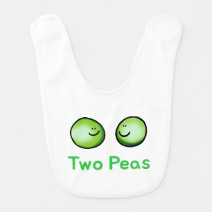 Two Peas Cute Baby Friendship Design Bib