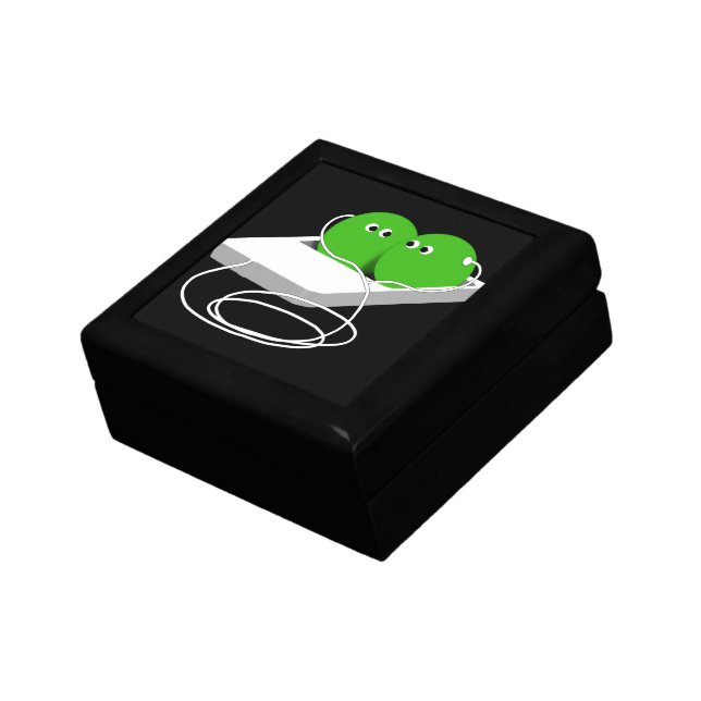Two Peas In A Pod (Add Your Text) Gift Box (Side)