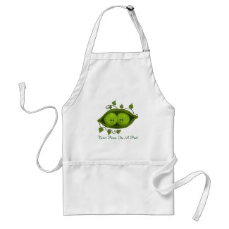 Two Peas In A Pod Adult Apron