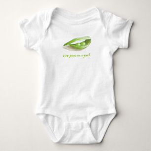 Two Peas in a Pod Baby Bodysuit