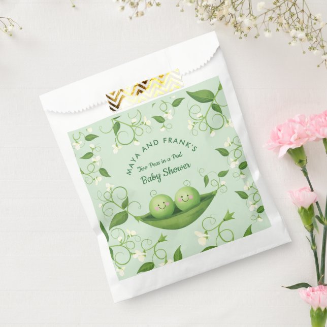 Two Peas in a Pod Baby Shower    Favor Bag (Sealed)