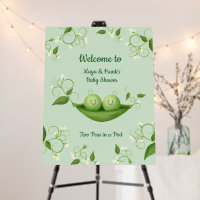 Two Peas in a Pod Baby Shower Welcome 
