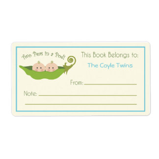 Two Peas In A Pod  |  Bookplate