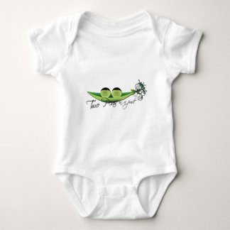 Two Peas In A Pod | boy twins Baby Bodysuit