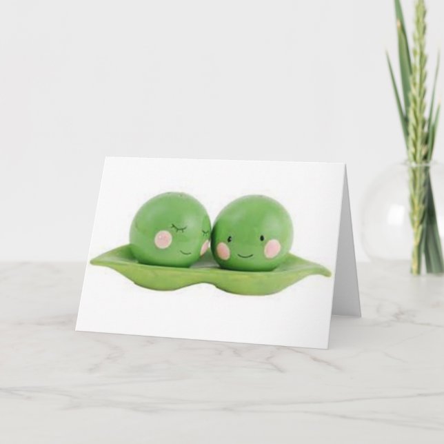 Two Peas in a Pod Card (Front)