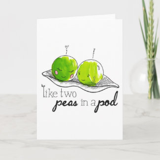 Two Peas in a Pod Card