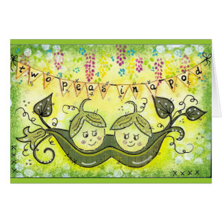 Two peas in a pod! cards