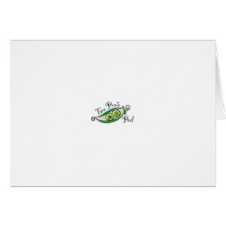 Two peas in a pod cards