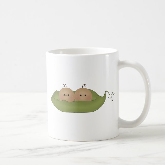 Two Peas In A Pod Coffee Mug (Right)