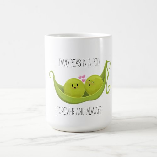 Two peas in a pod coffee mug
