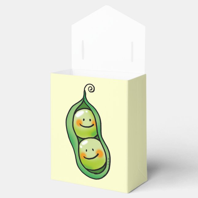Two peas in a pod favor boxes (Opened)