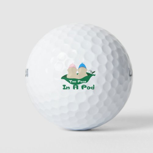 Two Peas In A Pod Golf Balls