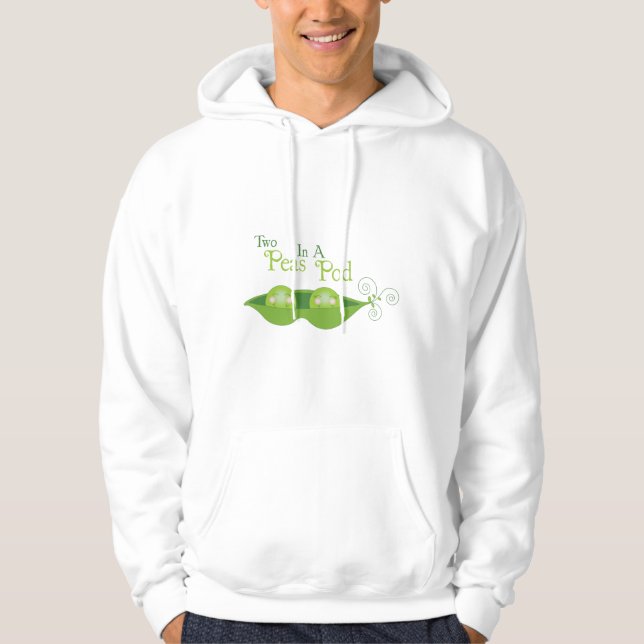 Two Peas in a Pod Hoodie (Front)