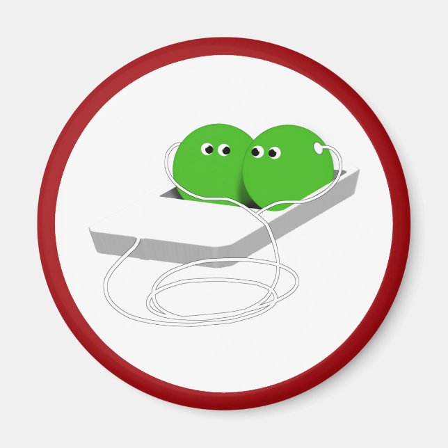 Two Peas in a Pod Magnet (Front)
