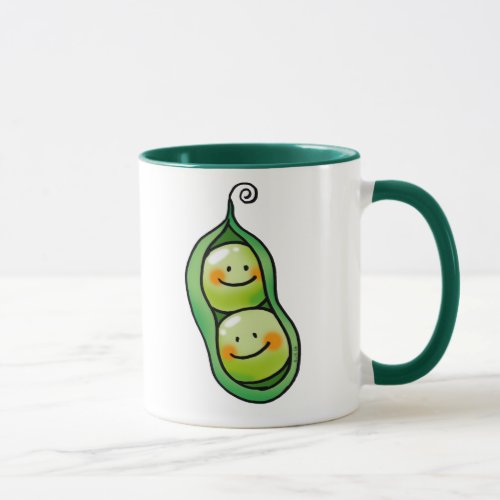 Two peas in a pod mug