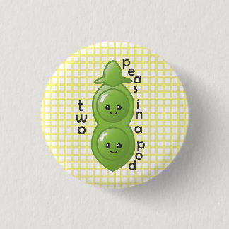 Two Peas in a Pod - Peas Pinback Button