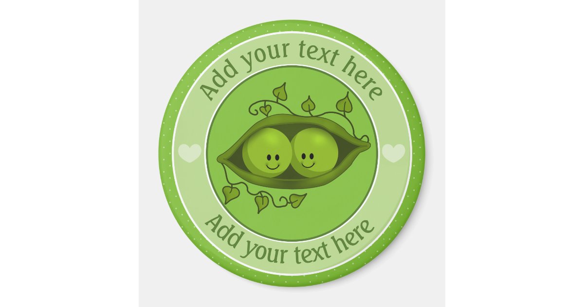 Two Peas In A Pod Personalized Zazzle