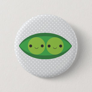 Two Peas in a Pod Pinback Button