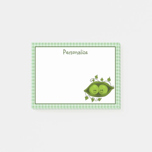 Two Peas In A Pod Post_it Notes