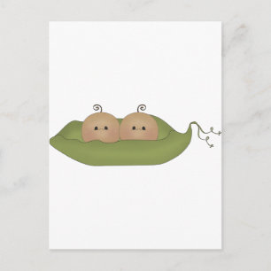 Two Peas In A Pod Postcard