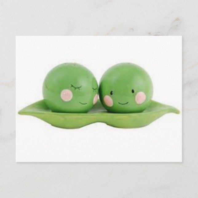 Two Peas in a Pod Postcard (Front)