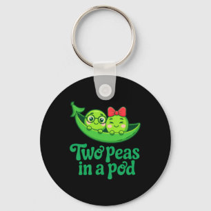 Two Peas In A Pod Pregnancy Reveal Cute Baby Keychain