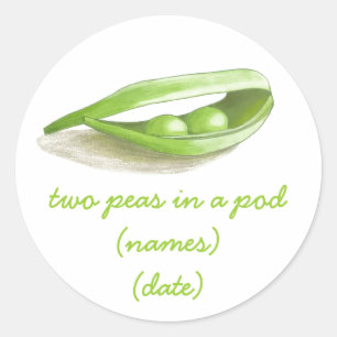 Two Peas in a Pod Sticker