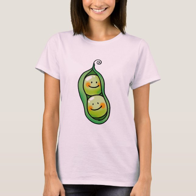 Two peas in a pod T-Shirt (Front)