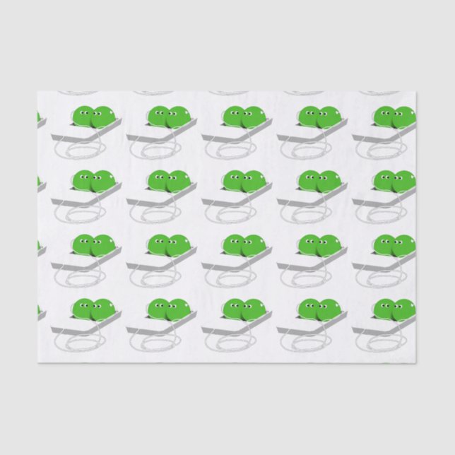 Two Peas In A Pod  Tissue Paper (Front)