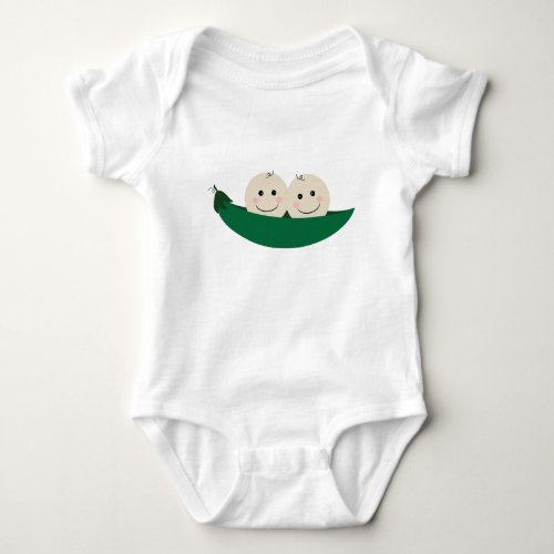 Two Peas in a Pod Twins Baby Baby Bodysuit