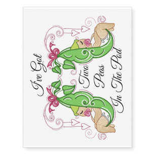 Two Peas In A Pod twins Tattoo