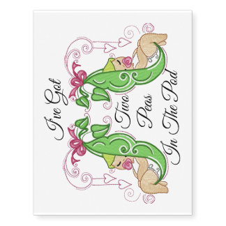 Two Peas In A Pod twins Tattoo