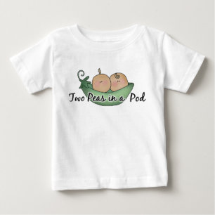 Two Peas Twin unisex baby t-shirt