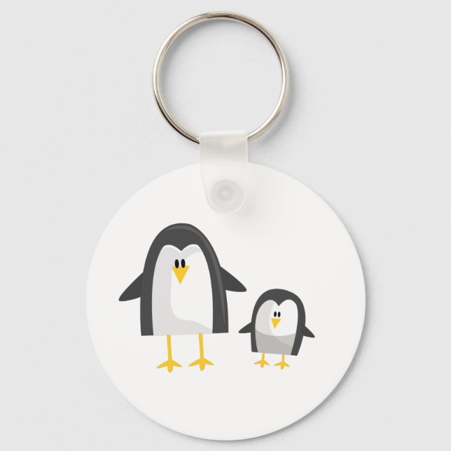 Two Penguins Keychain (Front)