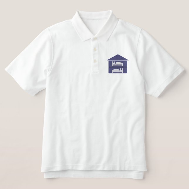 TWO PERSON EMBROIDERED POLO SHIRT (Design Front)