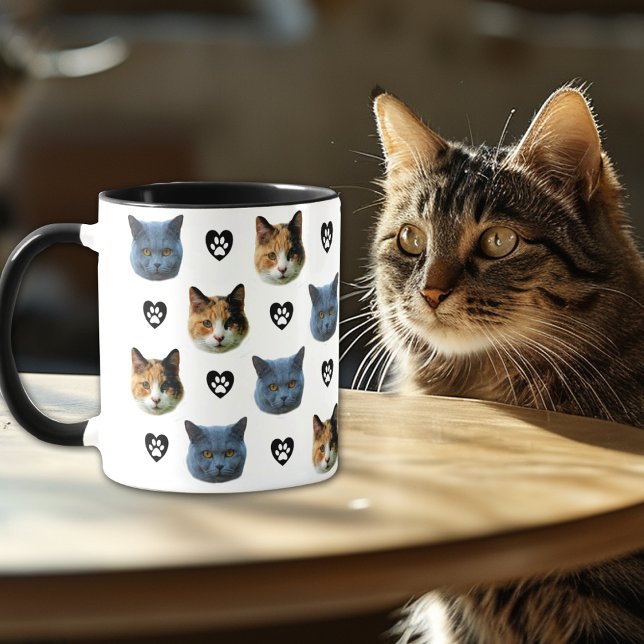 Two Pet Faces, Create Your Own Photo  Mug (Creator Uploaded)